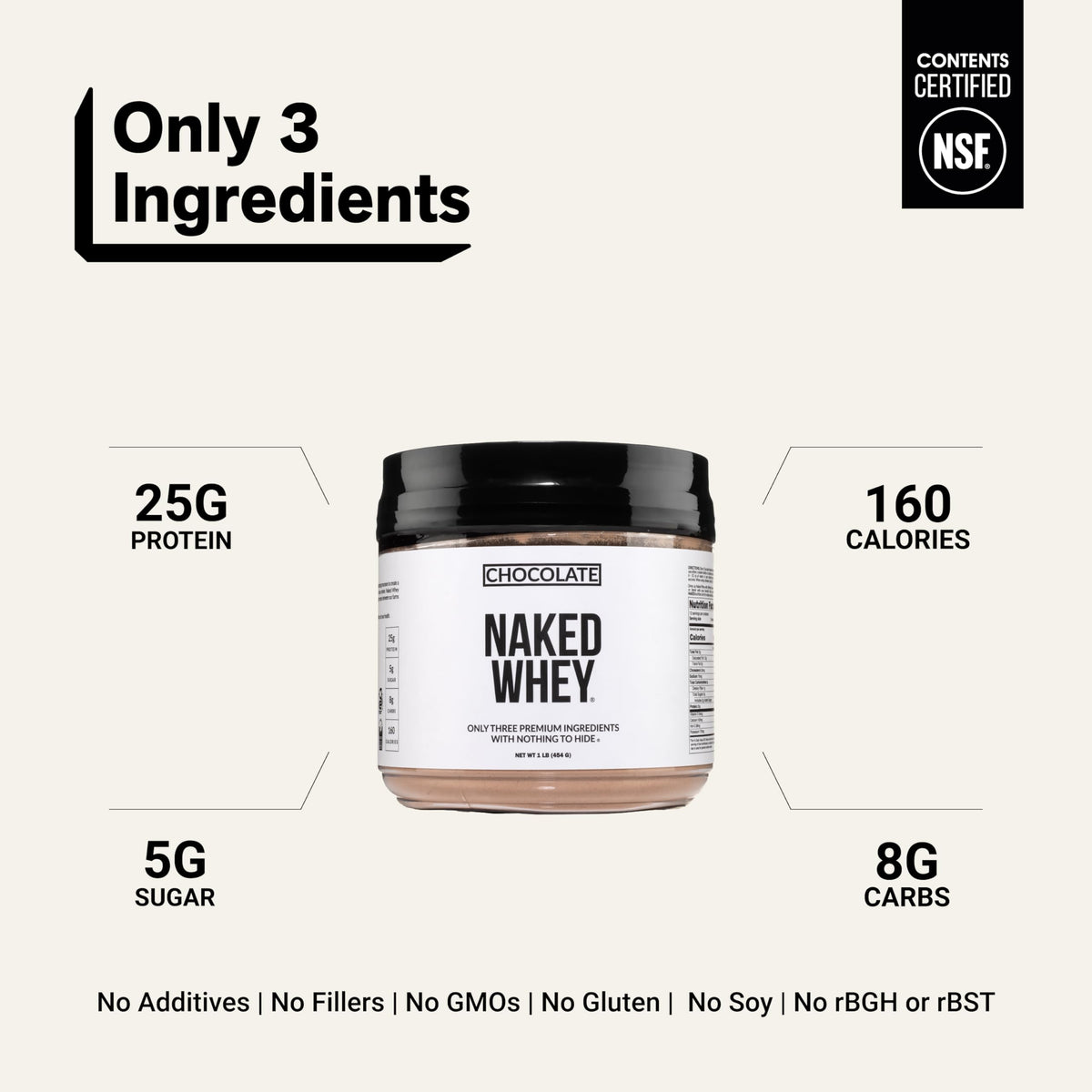 Naked Nutrition Whey Protein Powder