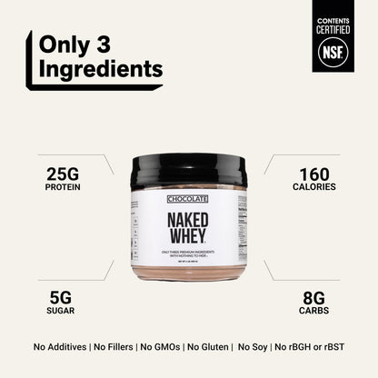 Naked Nutrition Whey Protein Powder