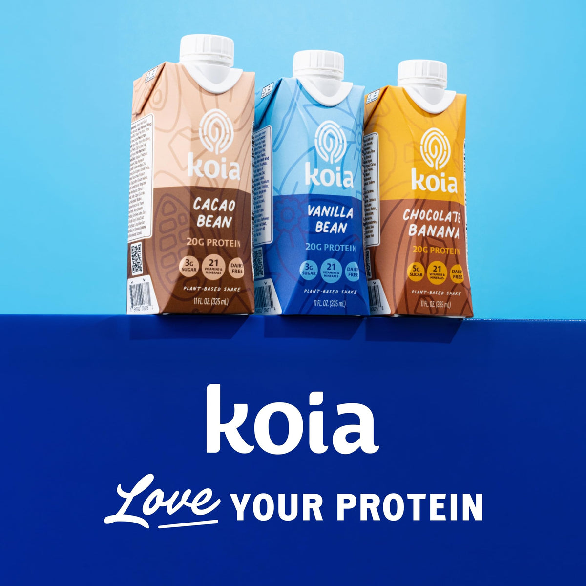 Plant-Based Protein Shake – 20g Protein, 3g Sugar, 12 Pack