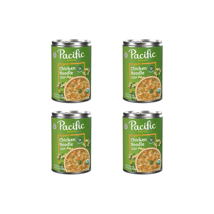 Pacific Foods Organic Chicken Noodle Soup, 16.1 oz Can (Pack of 12)