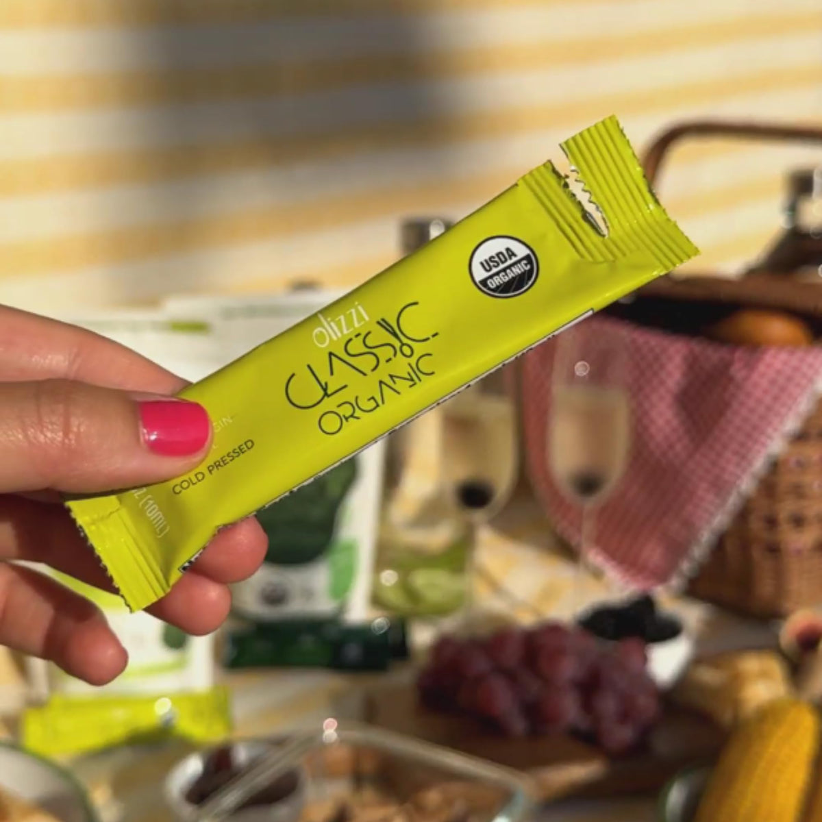 Organic Extra Virgin Olive Oil Packets – 750 Single Serves