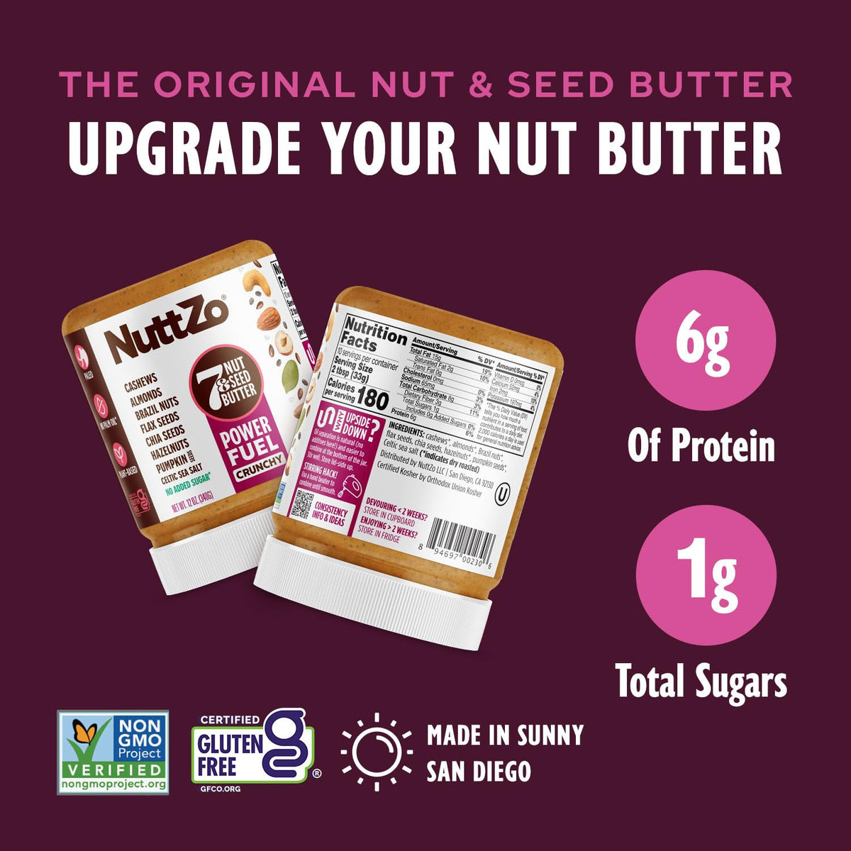Seven-Nut & Seed Butter – Paleo, Keto & No Added Sugar