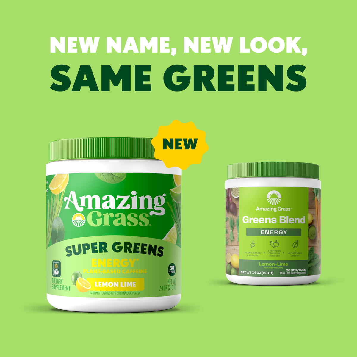 Super Greens Energy Powder with Yerba Mate & Green Tea