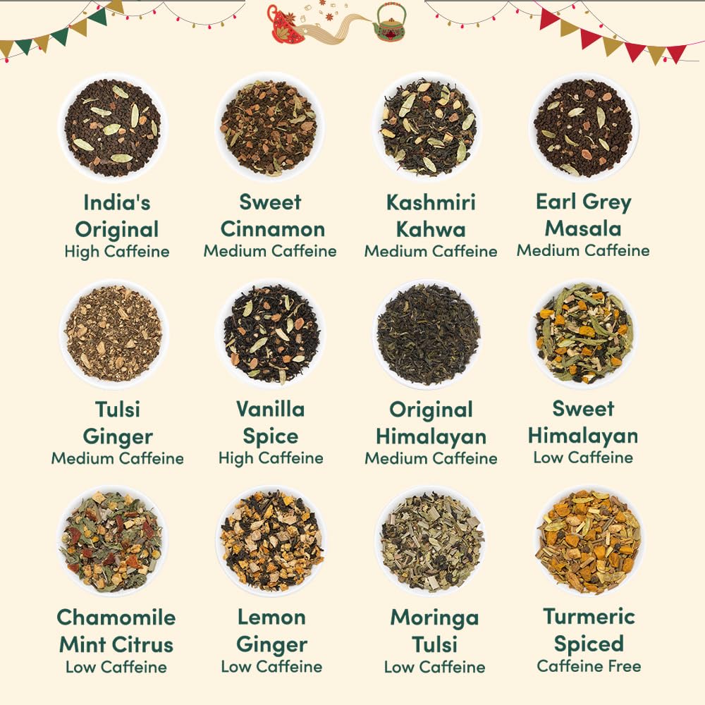 VAHDAM, Assorted Tea Gift Sets | Tea Variety Pack