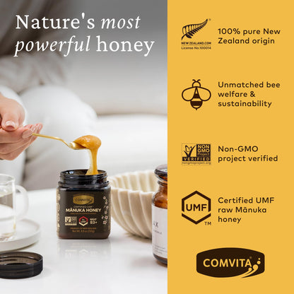 UMF 5+ Manuka Honey MGO 83+ – Raw & Unpasteurized