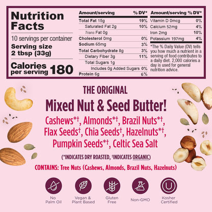 Seven-Nut & Seed Butter – Paleo, Keto & No Added Sugar