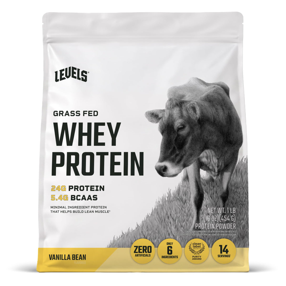 Levels 100% Grass Fed Whey Protein Concentrate