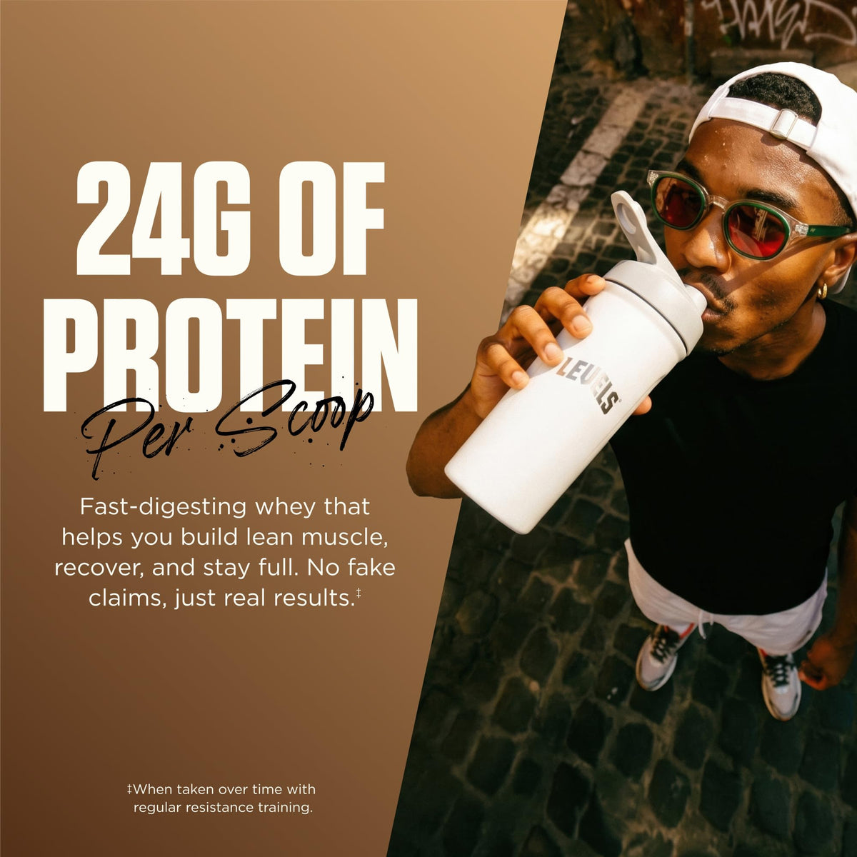 Levels 100% Grass Fed Whey Protein Concentrate