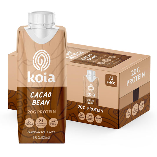 Plant-Based Protein Shake – 20g Protein, 3g Sugar, 12 Pack