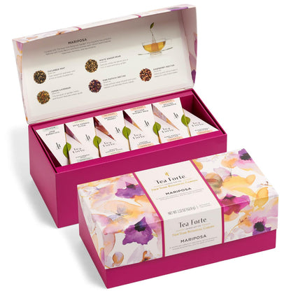 Premium Tea Sampler Gift Box – 20 Assorted Pyramid Infusers
