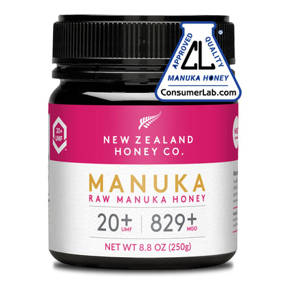New Zealand Honey Co. Raw Manuka Honey UMF 20+ | MGO 829+