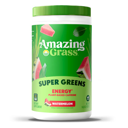 Super Greens Energy Powder with Yerba Mate & Green Tea