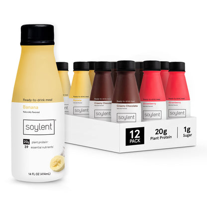 Soylent Meal Replacement Shake, Ready-to-Drink Plant Based Protein Drink