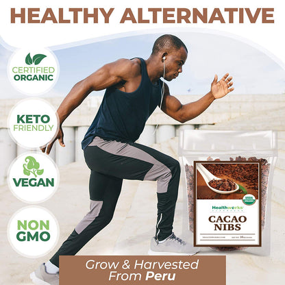 Organic Criollo Cacao Nibs – Raw, Unsweetened & Vegan