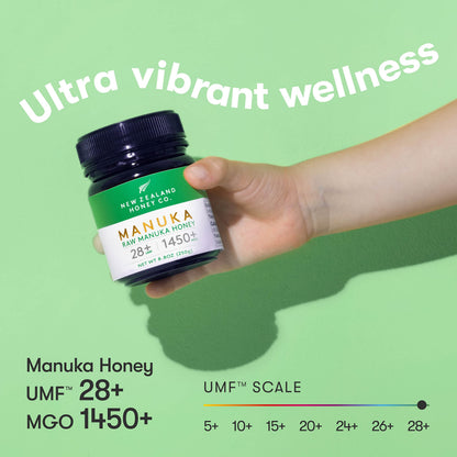 Raw Manuka Honey Duo – UMF 28+ & 26+, MGO 1450+ & 1282+