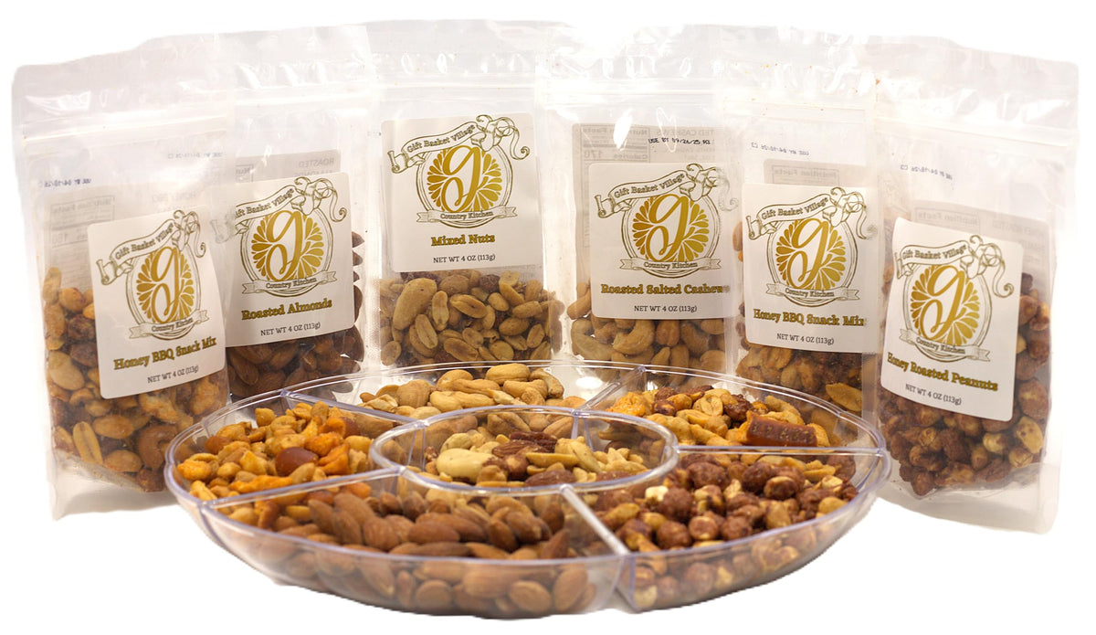 Gourmet Nut Lover’s Snack Box – Roasted Nuts & Honey BBQ