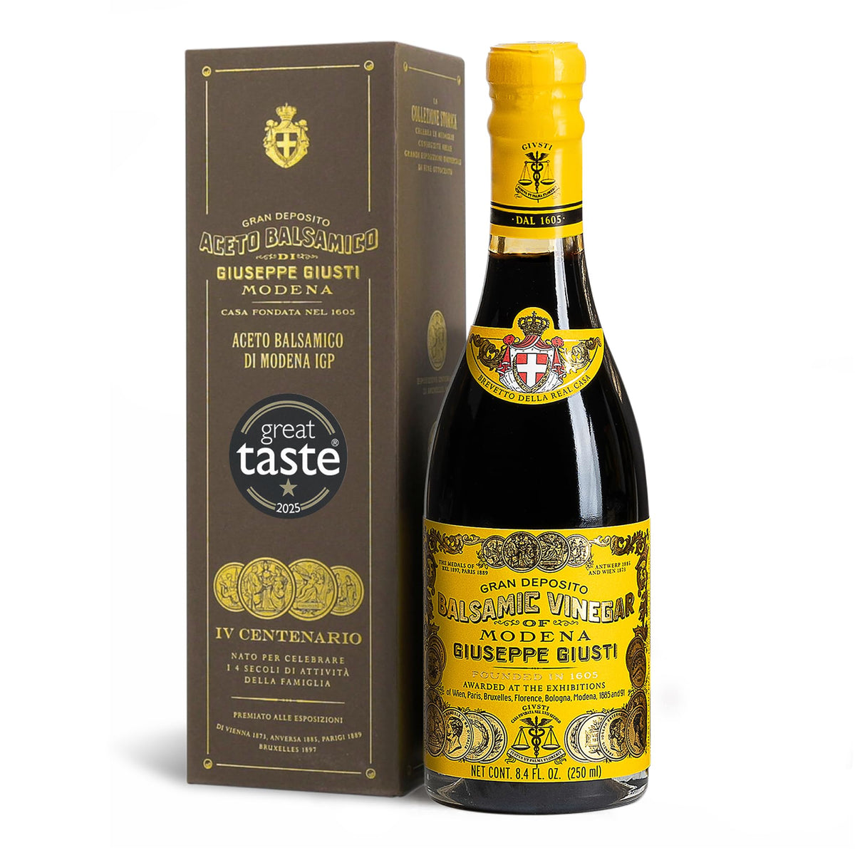 Extra Thick Balsamic Vinegar of Modena IGP – 4 Gold Medals