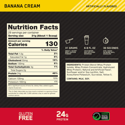 Optimum Nutrition Protein Supplement Powder