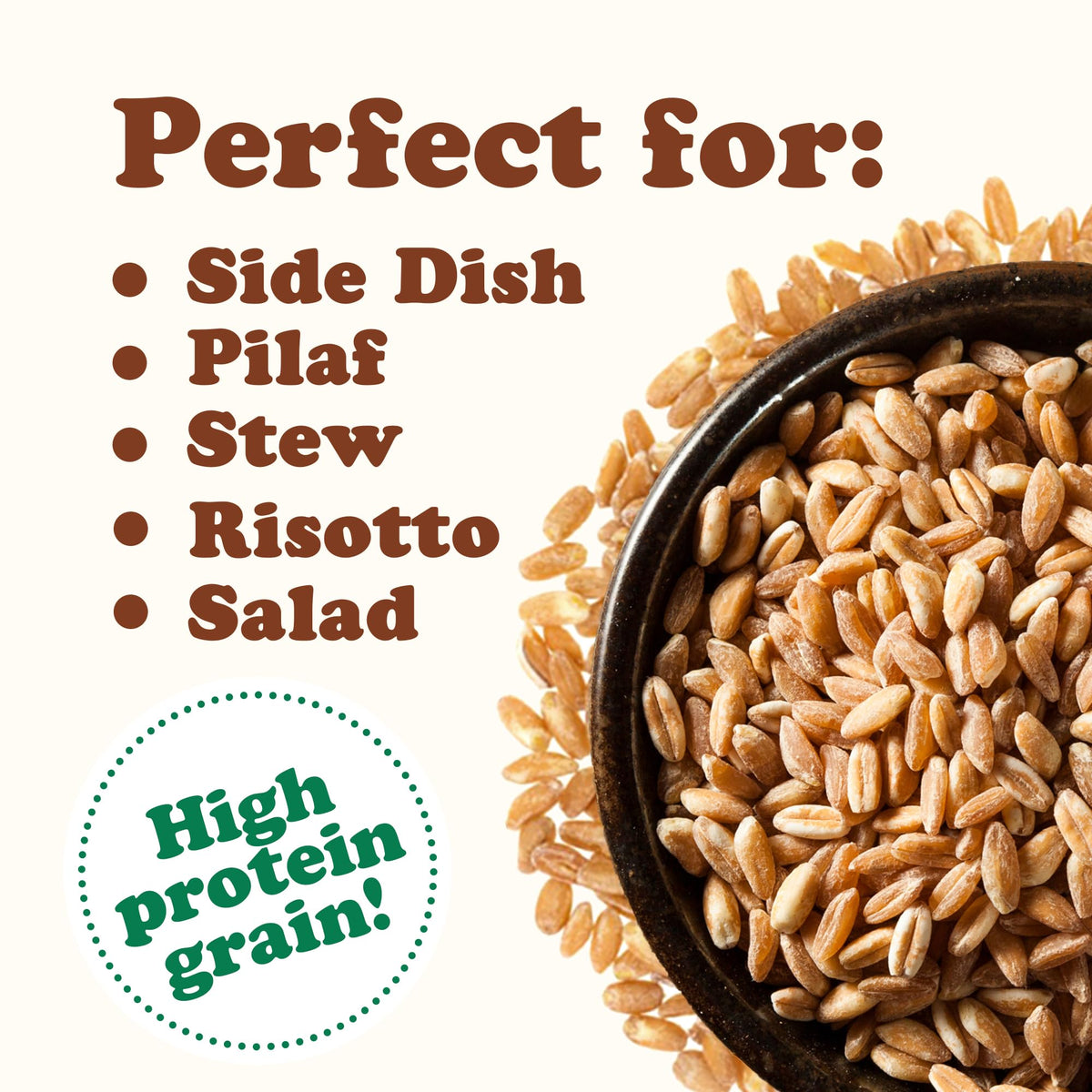 Italian Organic Pearled Farro