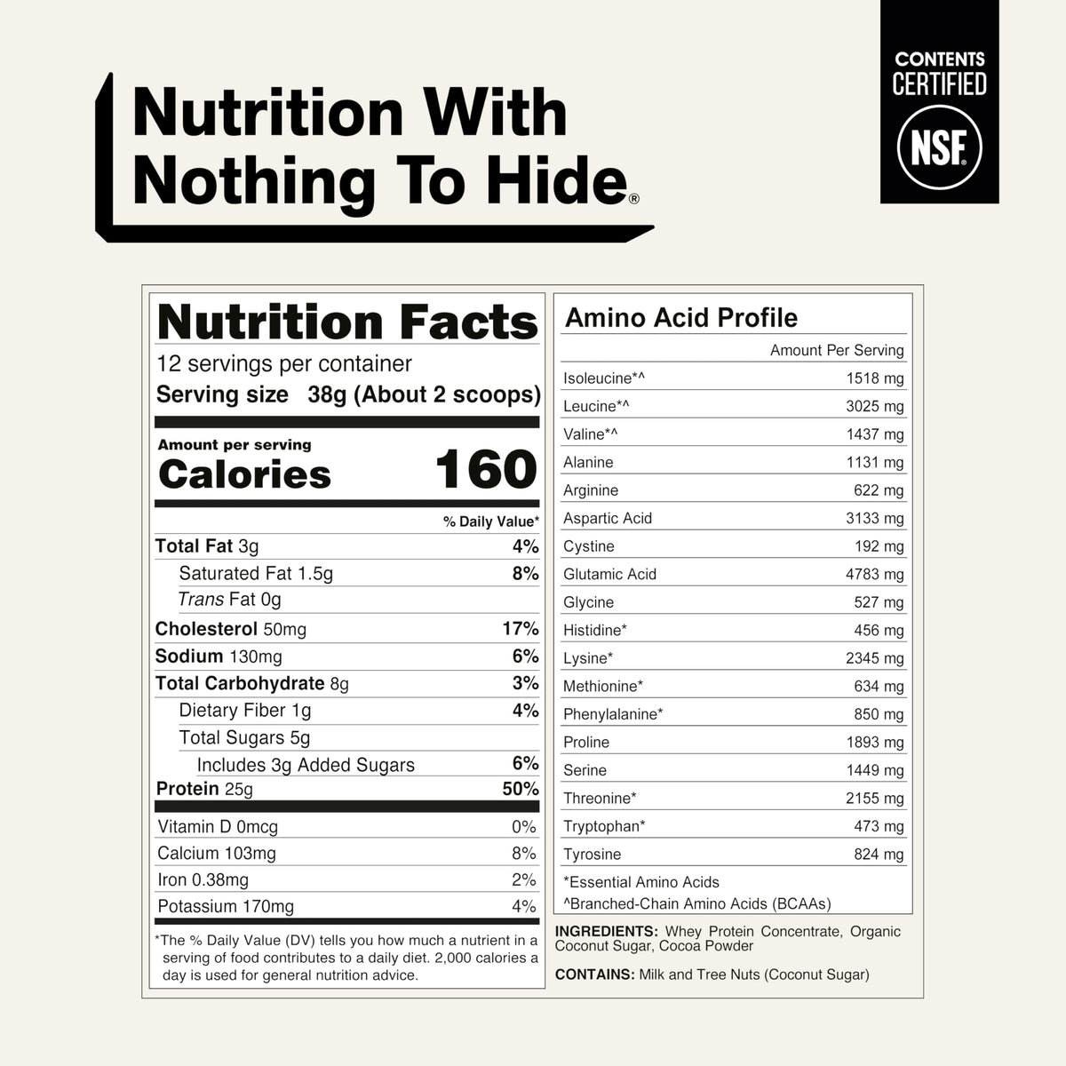 Naked Nutrition Whey Protein Powder