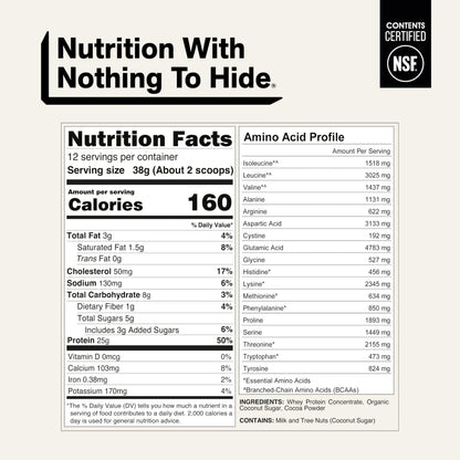 Naked Nutrition Whey Protein Powder