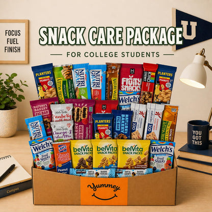 Snack Variety Box – Granola, Nuts, Fruit & Crackers, 30 Count