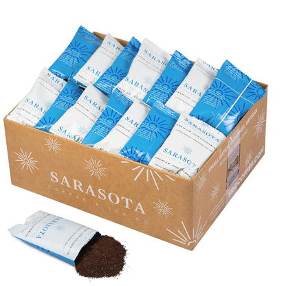 Low-Acid Decaf Flavored Ground Coffee – Premeasured Packs