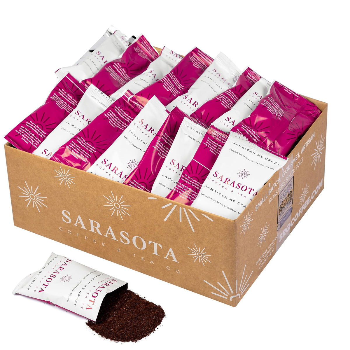 Low-Acid Decaf Flavored Ground Coffee – Premeasured Packs