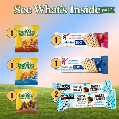 Snack Variety Box – Granola, Nuts, Fruit & Crackers, 30 Count