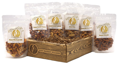 Gourmet Nut Lover’s Snack Box – Roasted Nuts & Honey BBQ