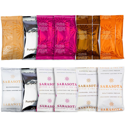 Low-Acid Decaf Flavored Ground Coffee – Premeasured Packs