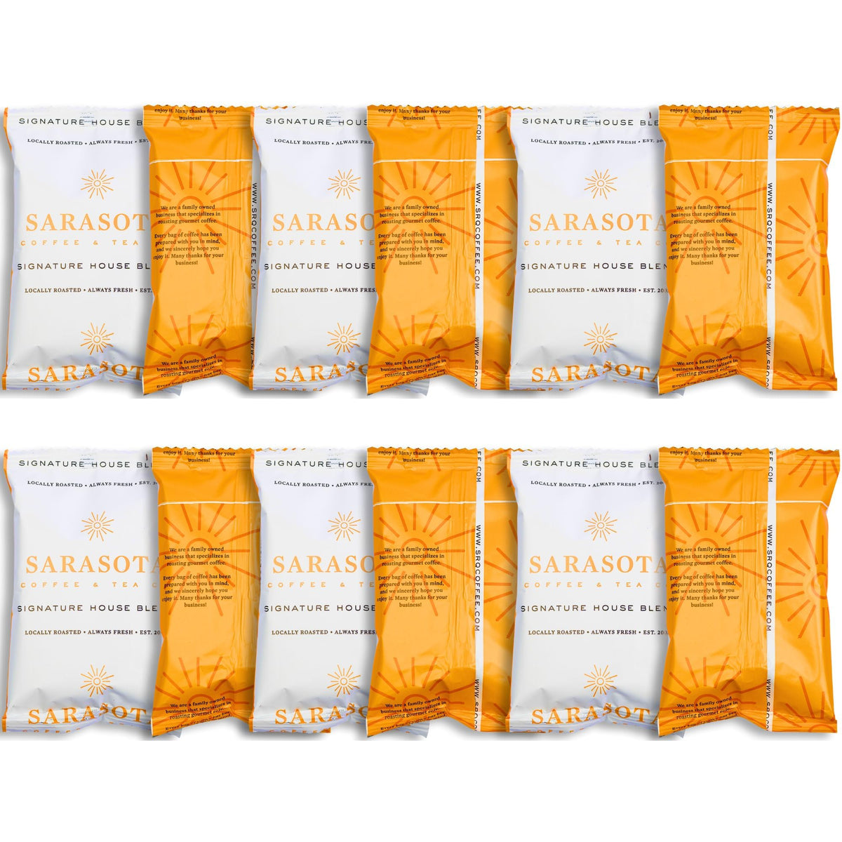 Low-Acid Decaf Flavored Ground Coffee – Premeasured Packs