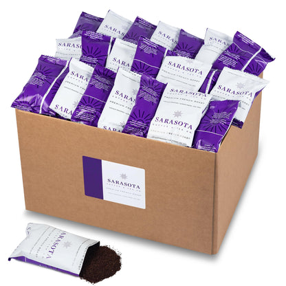 Low-Acid Decaf Flavored Ground Coffee – Premeasured Packs