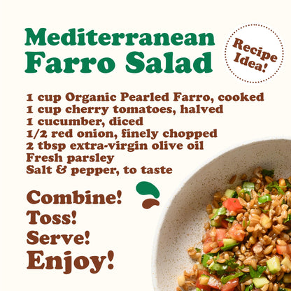 Italian Organic Pearled Farro