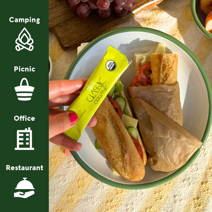 Organic Extra Virgin Olive Oil Packets – 750 Single Serves