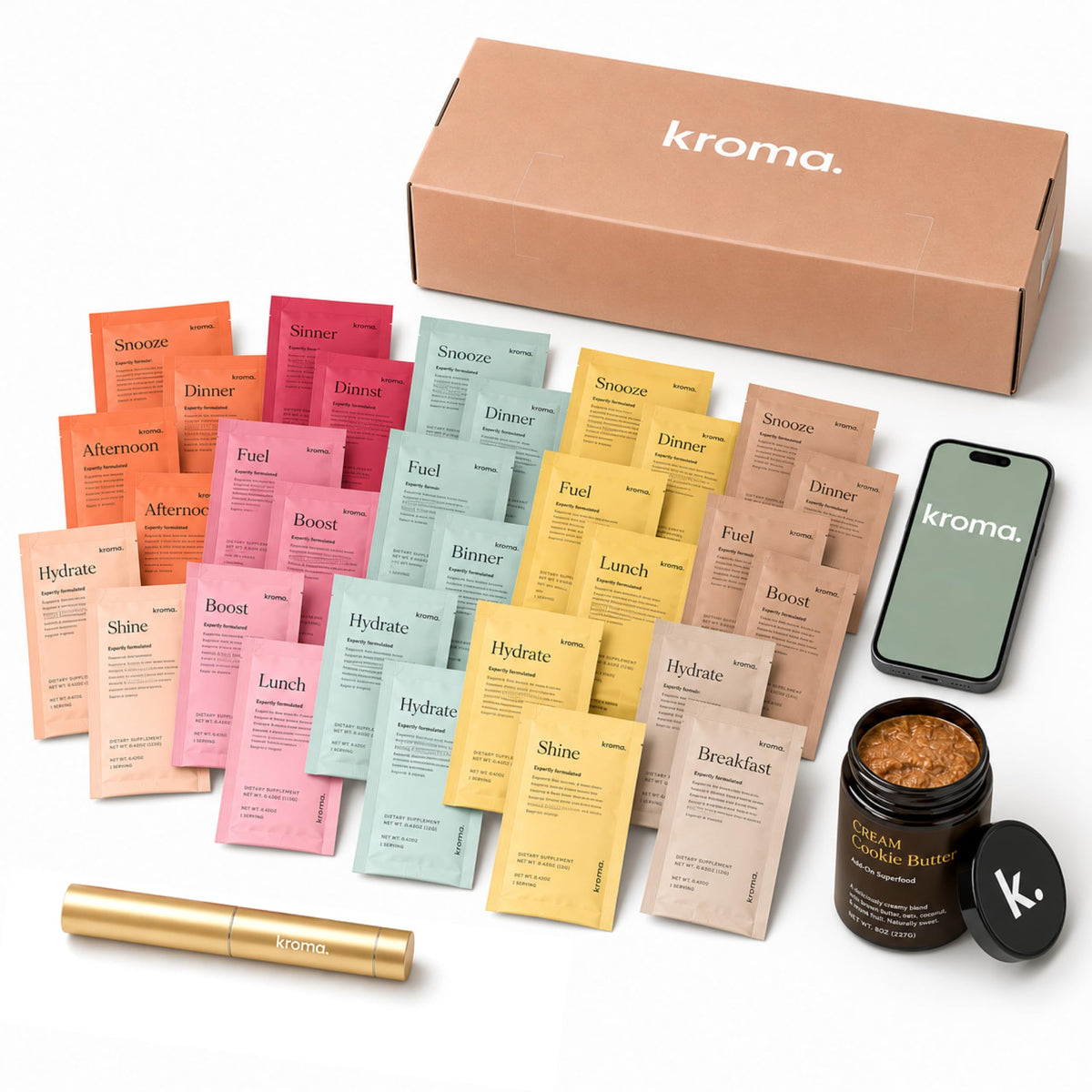KROMA. 5-Day Reset Fasting Kit, Meal Replacement Plan, Signature Edition