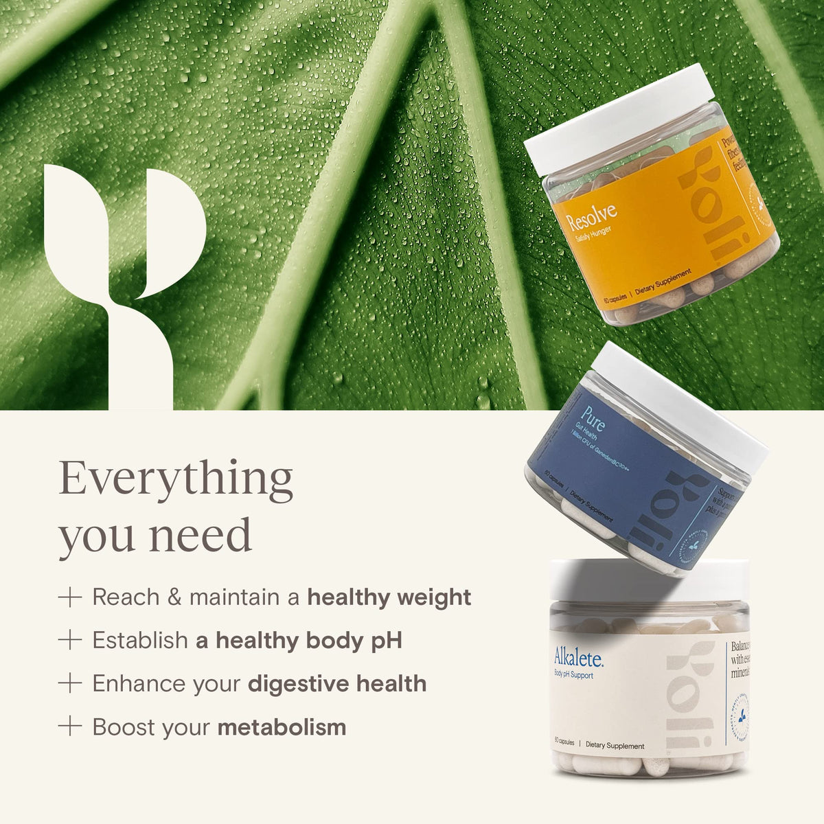 Yoli Transformation Kit with YES, Passion, Alkalete, Pure, and Resolve