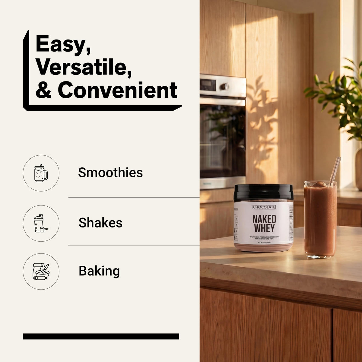Naked Nutrition Whey Protein Powder