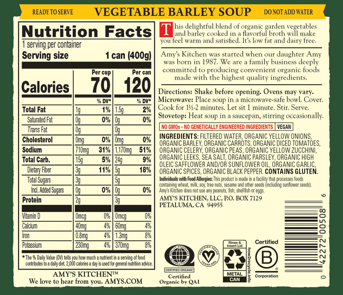 Amy's Soup