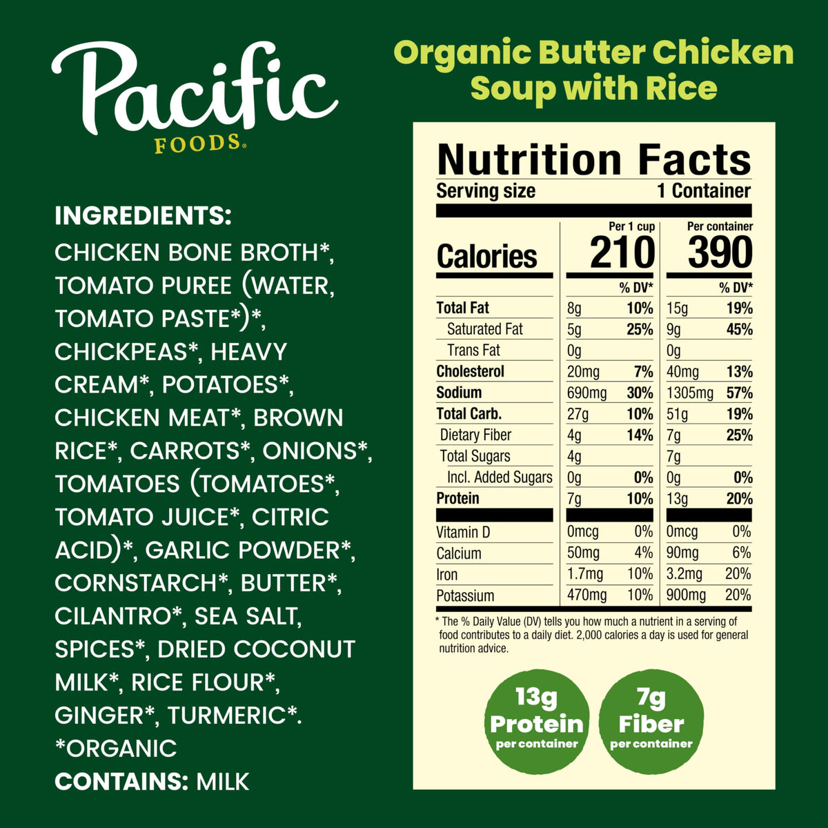 Pacific Foods Organic Chicken Noodle Soup, 16.1 oz Can (Pack of 12)