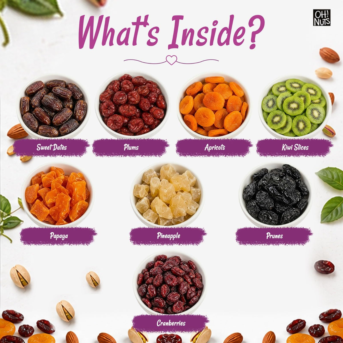 Gourmet Dried Fruit & Nut Gift Tin – Healthy Snack Assortment
