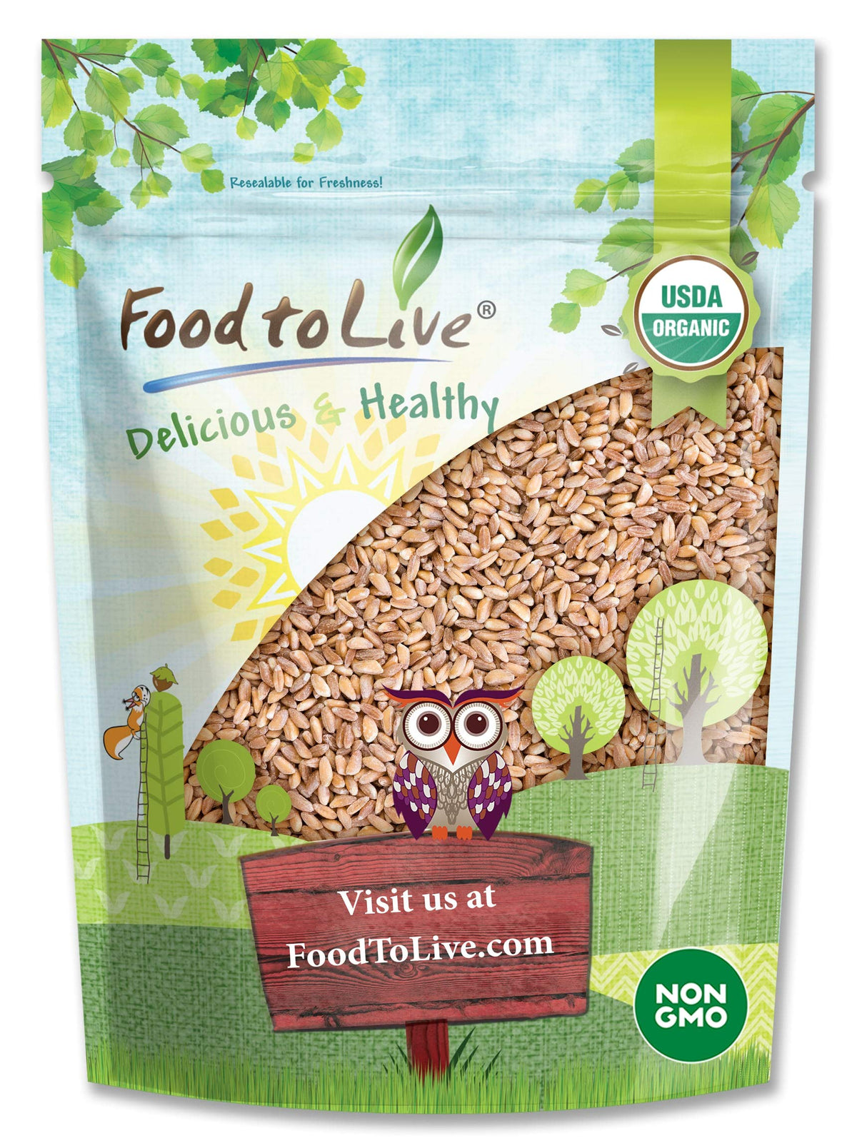 Italian Organic Pearled Farro