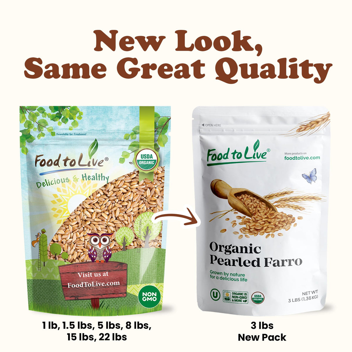 Italian Organic Pearled Farro