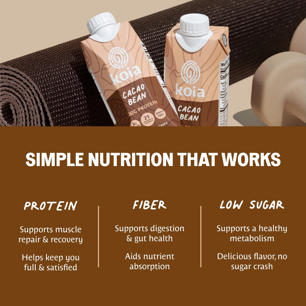 Plant-Based Protein Shake – 20g Protein, 3g Sugar, 12 Pack