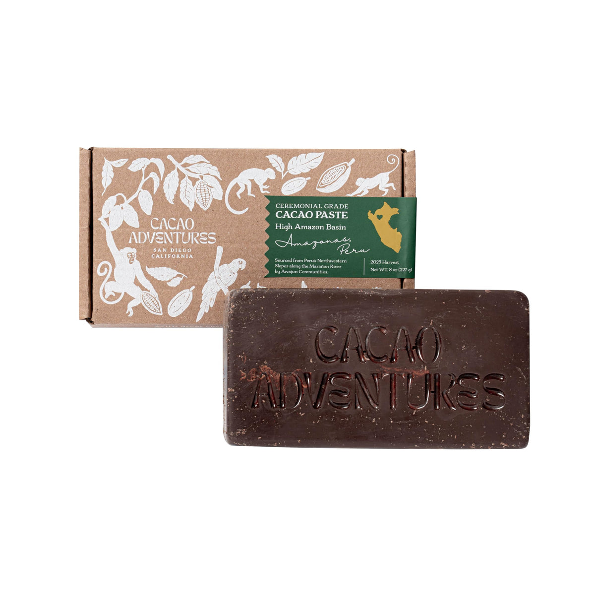 Cacao Adventures Ceremonial Cacao Block