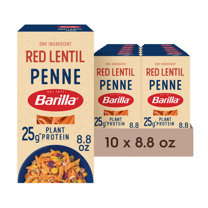 Red Lentil Penne Pasta – Plant-Based Protein, Gluten-Free