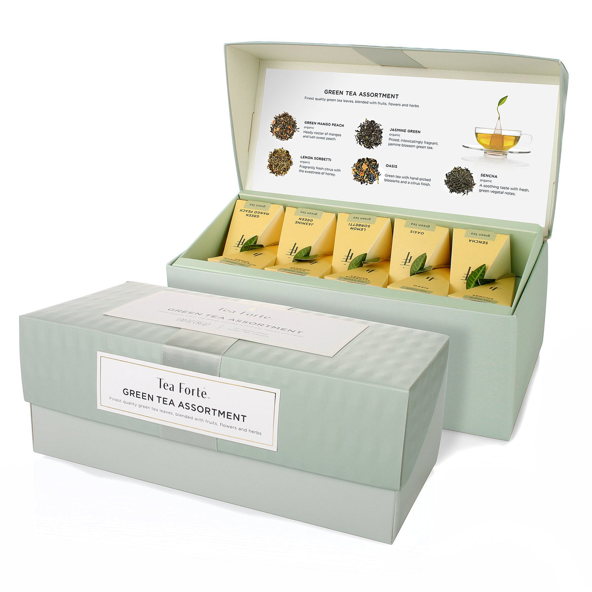 Premium Tea Sampler Gift Box – 20 Assorted Pyramid Infusers
