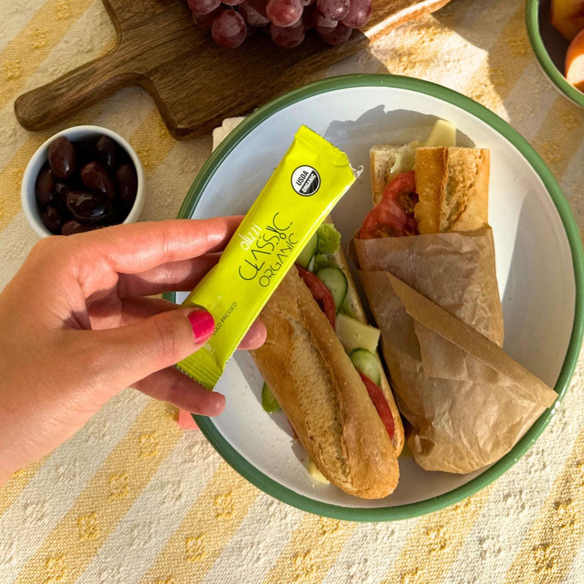 Organic Extra Virgin Olive Oil Packets – 750 Single Serves