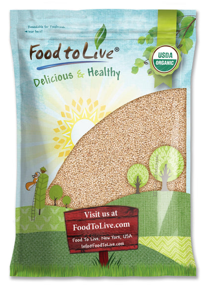 Organic Italian White Whole Grain Sorghum