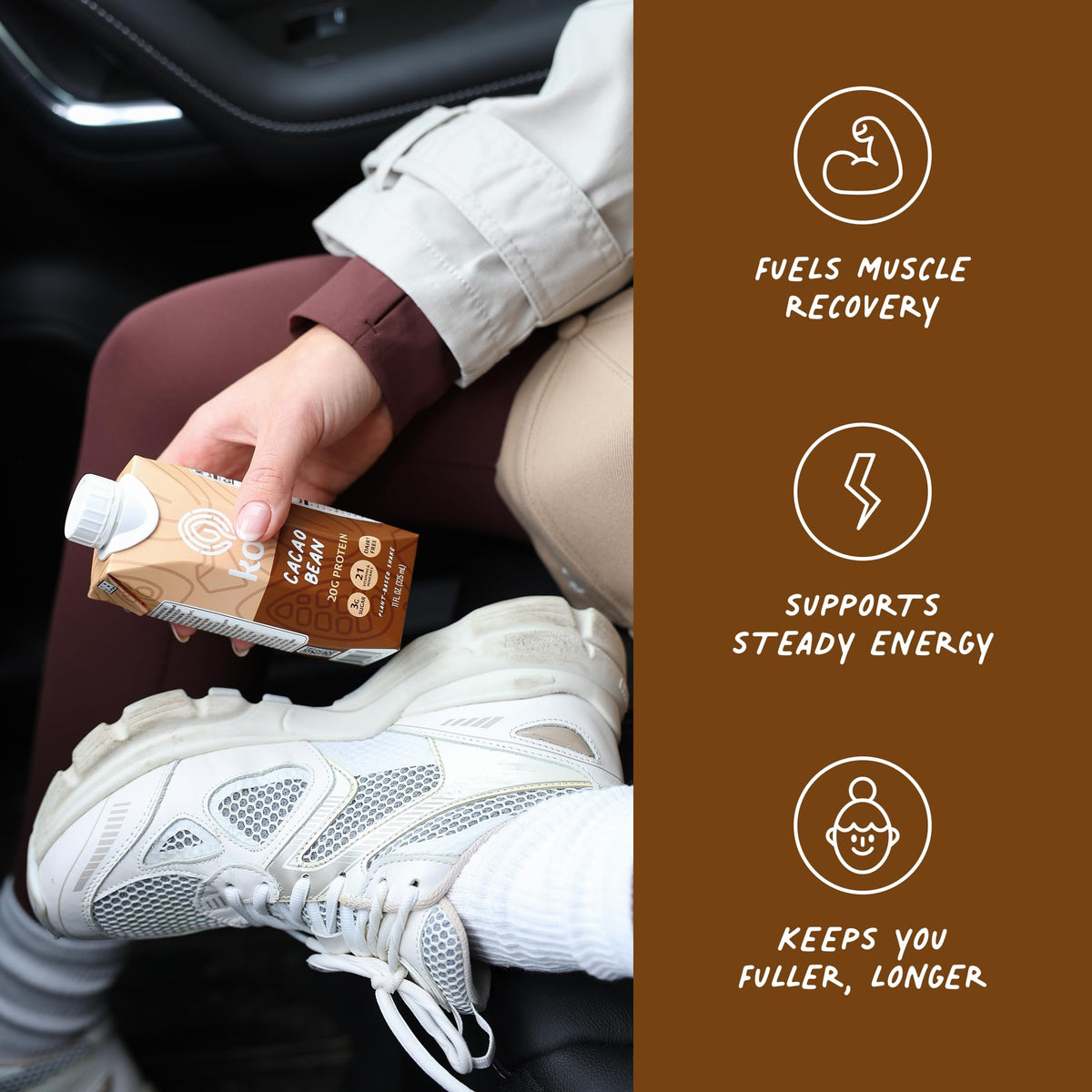 Plant-Based Protein Shake – 20g Protein, 3g Sugar, 12 Pack